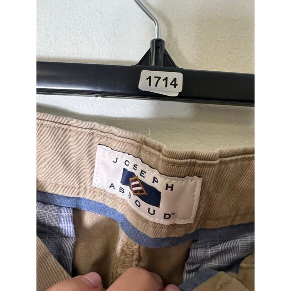 Joseph Abboud Flat Front Khaki Pants Sz 31x30 - Picture 3 of 3